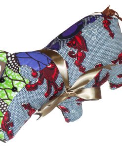 Handmade fleece hippo comfort toy for babies