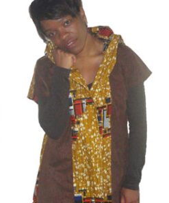 Alternative view of AfriBloom Hooded Cape – Afro Fusion Style