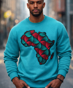 Alternative view of Africa Within – Men's Afro-Print Sweatshirt