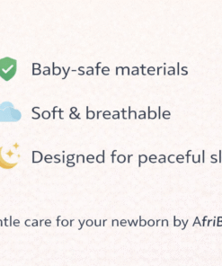 Baby-safe materials and soft breathable fabrics for peaceful sleep from day one