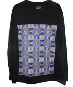 Alternative view of AfriBloom Men’s Afro-Fusion Sweater – African Wax Panel