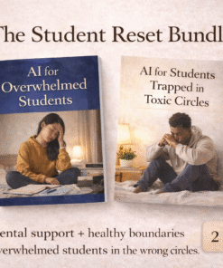 Student Reset Bundle – AI guides for overwhelmed students to reduce stress, anxiety, and break toxic relationship patterns