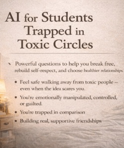 AI for Students Trapped in Toxic Circles – digital guide to break unhealthy relationships, build boundaries, and regain self-respect