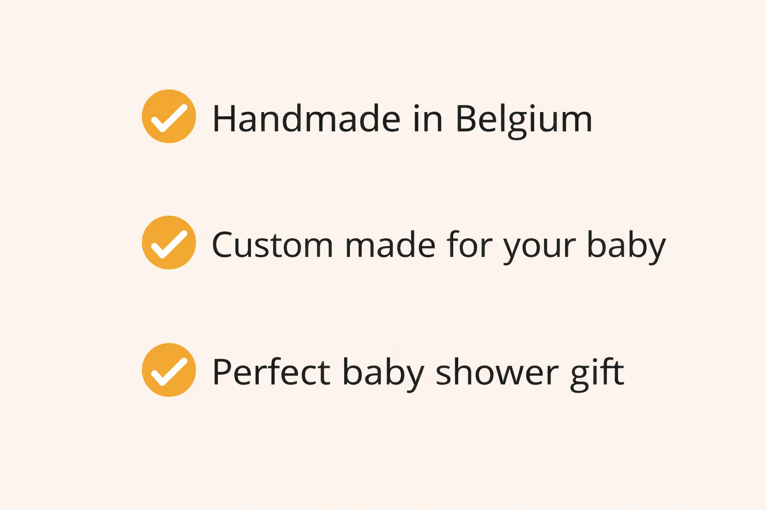 Handmade personalized baby cushion with African print appliqué, custom made in Belgium, perfect baby shower gift